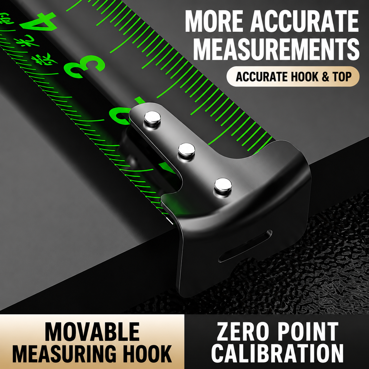 Transparent Fluorescent Tape Measure Tool, Measuring Tape Retractable for Designer
