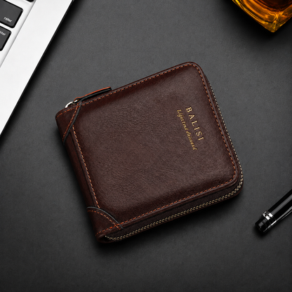 New Men's Vintage Short Wallet – High-Quality Business Wallet