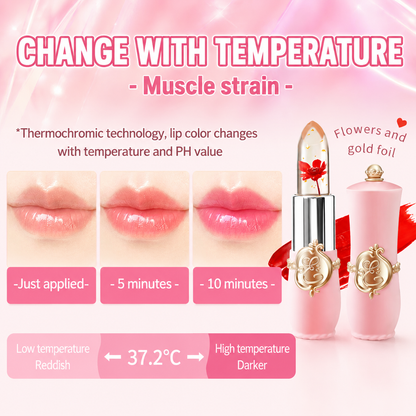 6-Piece Floral Jelly Lipstick Set