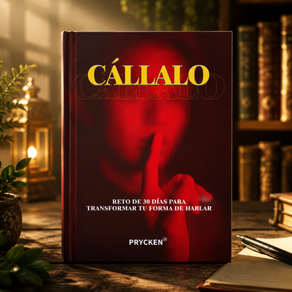 Prycken CÃLLALO :Reto de 30 dias para transformar tuforma de hablar.Heal relationships with words
