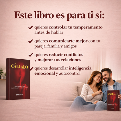 Prycken CÃLLALO :Reto de 30 dias para transformar tuforma de hablar.Heal relationships with words