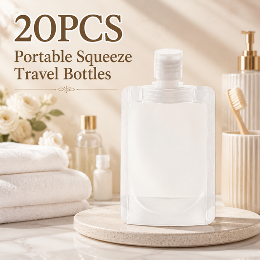 20PCS Leak Proof Travel Fluid Makeup Packing Bag
