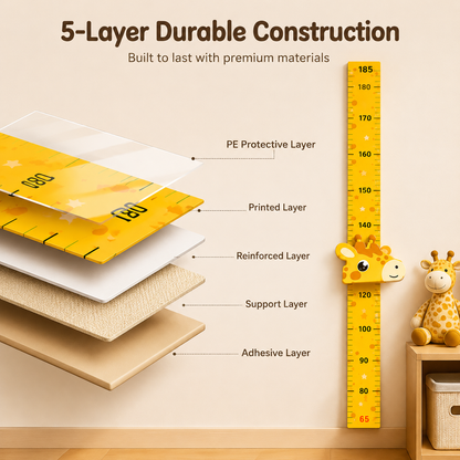 Children's 3D Magnetic Height Chart