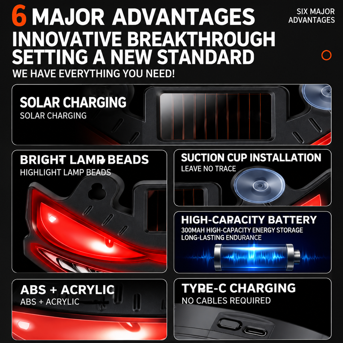 "Demon Eye" LED Vehicle Warning Light