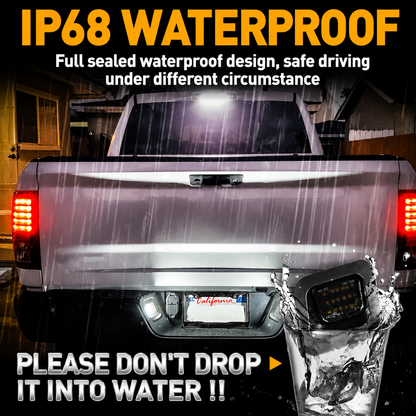 2PCS Full-LED license plate light