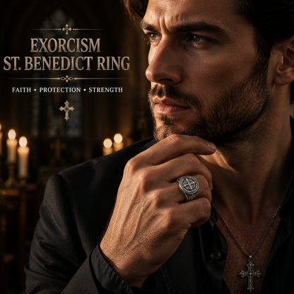 Saint Benedict Protection Ring – A Meaningful Symbol of Faith & Strength