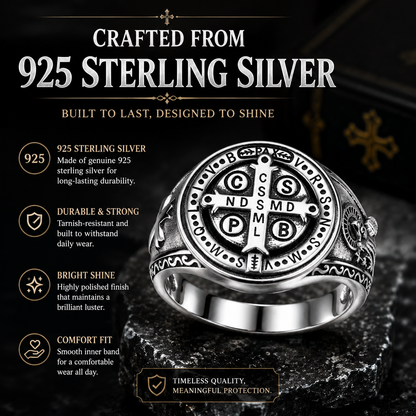 Saint Benedict Protection Ring – A Meaningful Symbol of Faith & Strength
