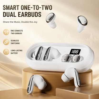 Smart Dual-Headset System (One-to-Two)