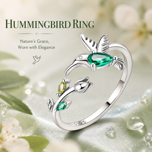 Stackable Open Hummingbird Ring