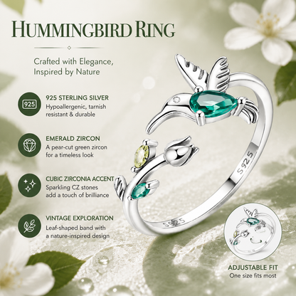 Stackable Open Hummingbird Ring