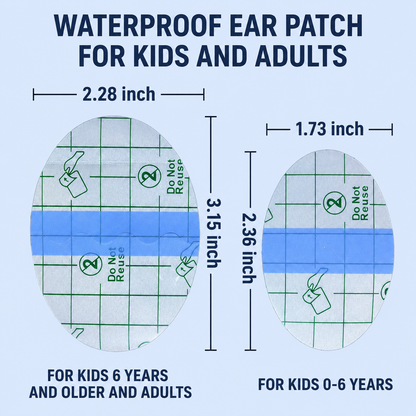 40 Pcs Waterproof Ear Protection Stickers