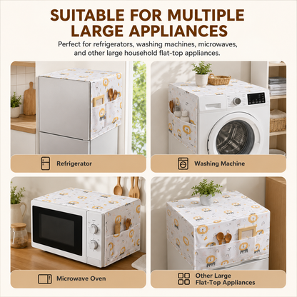 Multifunctional Waterproof and Dustproof Refrigerator Cover