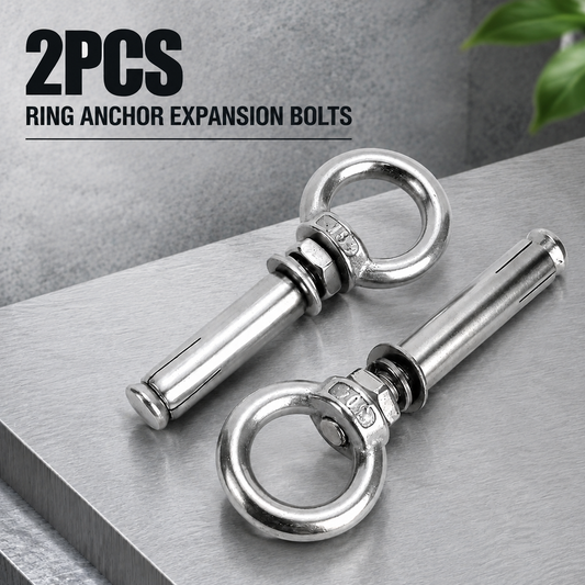 2 Pcs Eye-Bolt Expansion Anchors