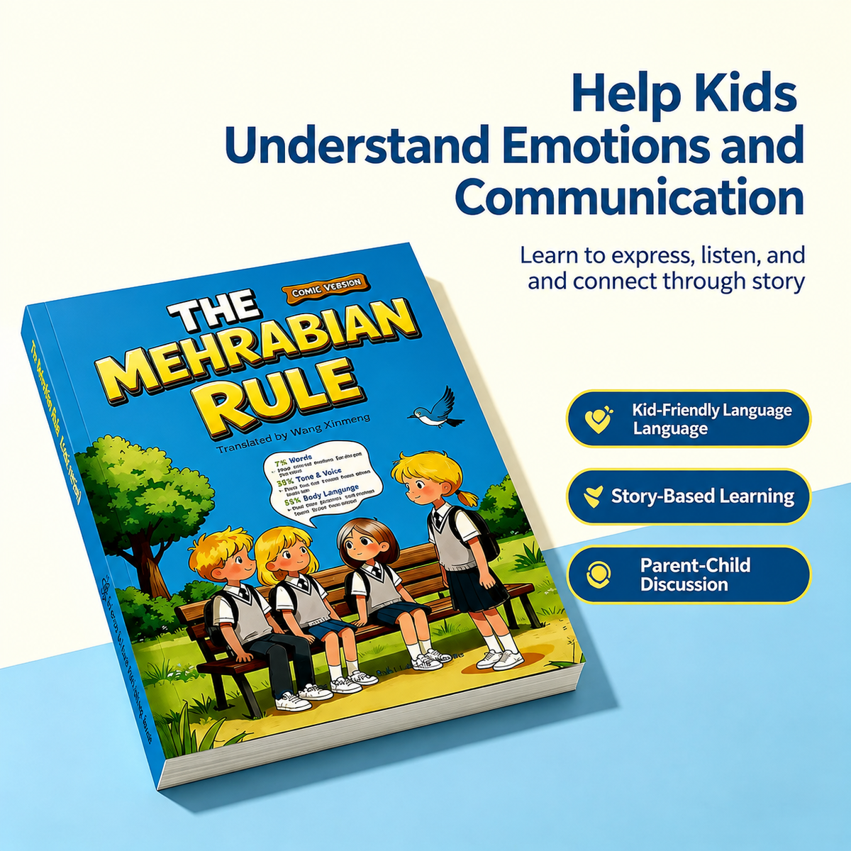 The Mehrabian Rule Comic Book — Teach Kids Body Language