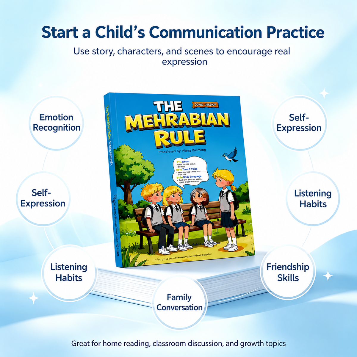 The Mehrabian Rule Comic Book — Teach Kids Body Language
