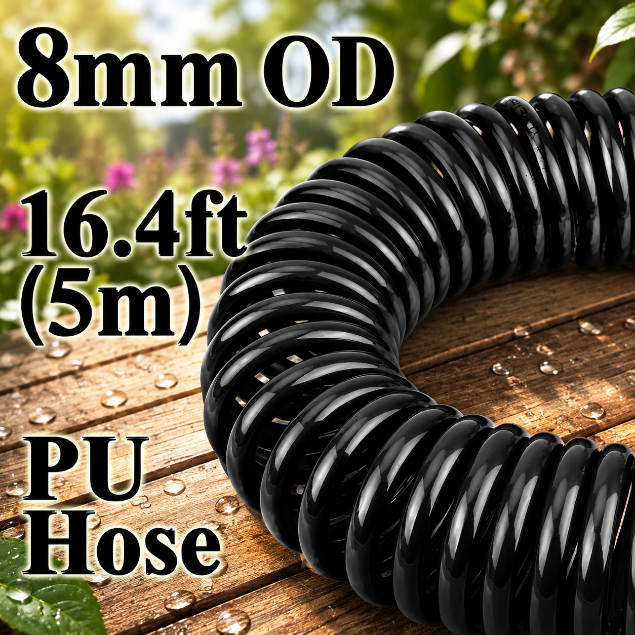 Pneumatic Blow Tool Kit with 16ft PU Air Hose