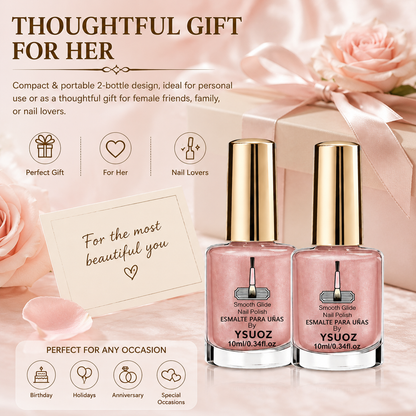 2PCS Luxury Mirror Shine Nail Polish – Ultra-Fast Air-Drying Finish