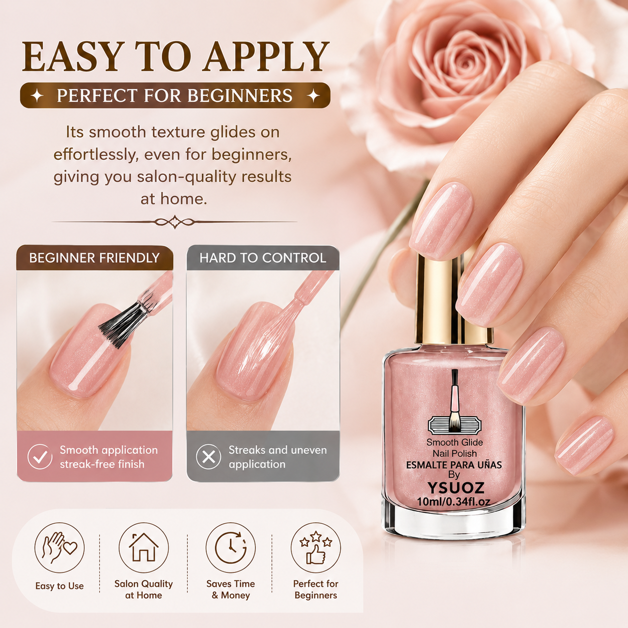 2PCS Luxury Mirror Shine Nail Polish – Ultra-Fast Air-Drying Finish