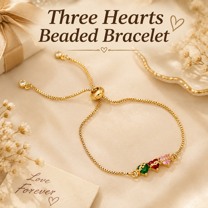 Sacré Cœur Ladies' Bolo Bracelet (Three-Charm Version)