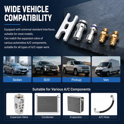 Automotive A/C Leak Test Plug Set
