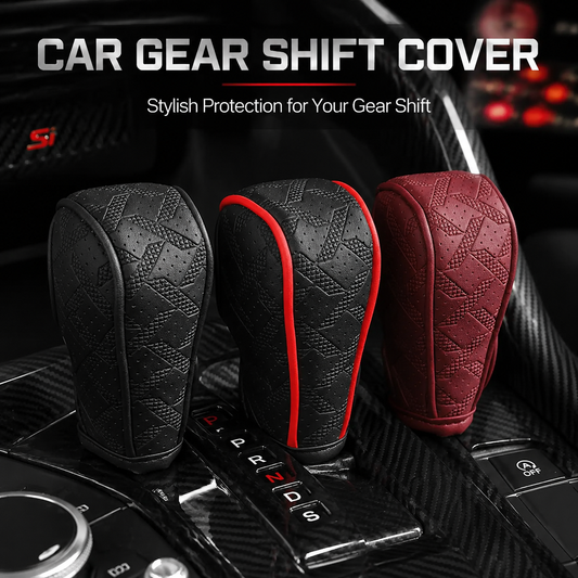 2PCS Car gear shift cover