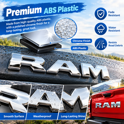Suitable for Dodge RAM tailgate 3D emblem