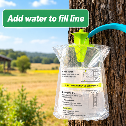 4PCS Outdoor Disposable Fly Trap – Hanging Fly Catcher with Attractant Bait