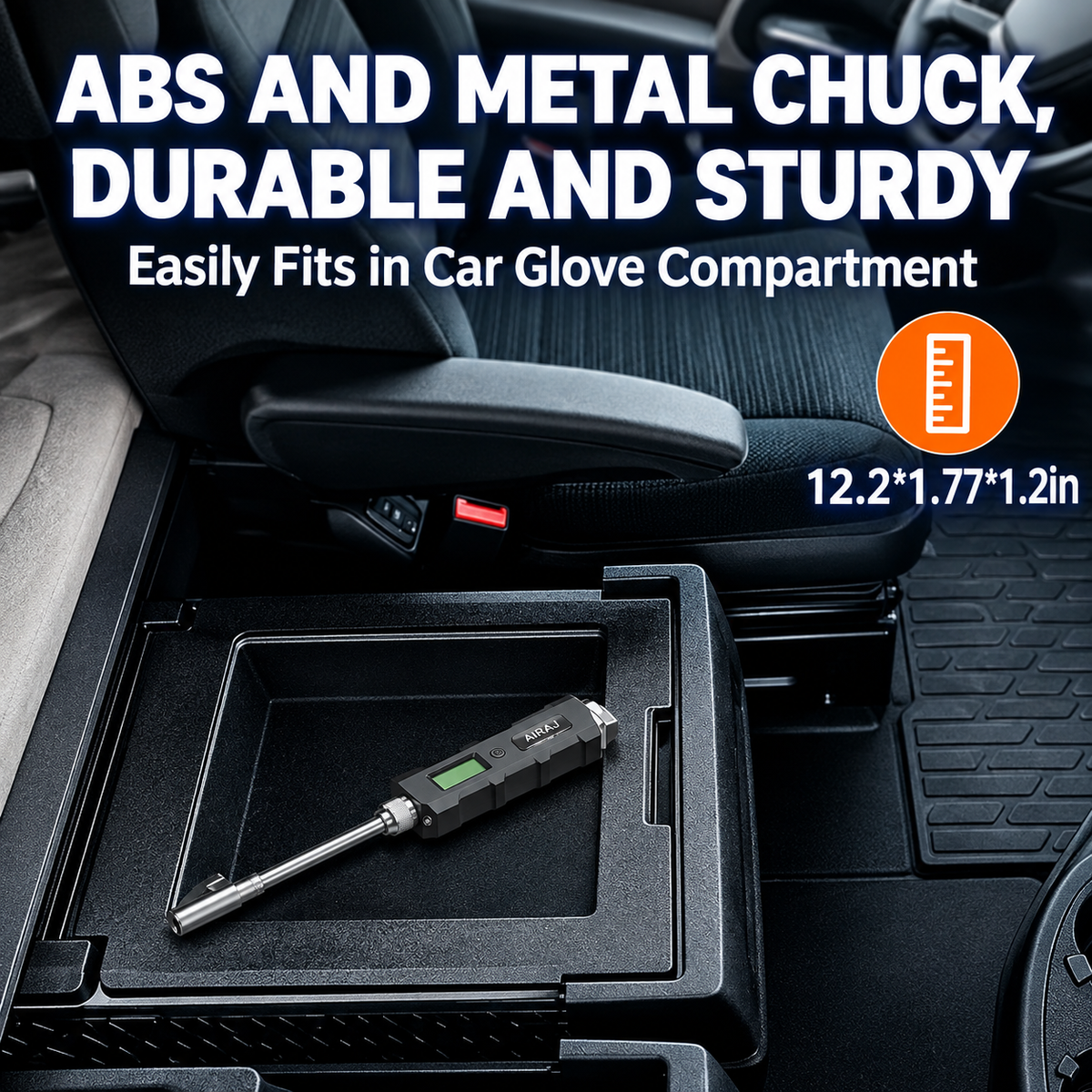 Digital Tire Pressure Gauge - 230 PSI Wide Range Heavy