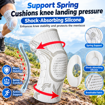 Adjustable Compression Knee Support – Knob Design + Patella
