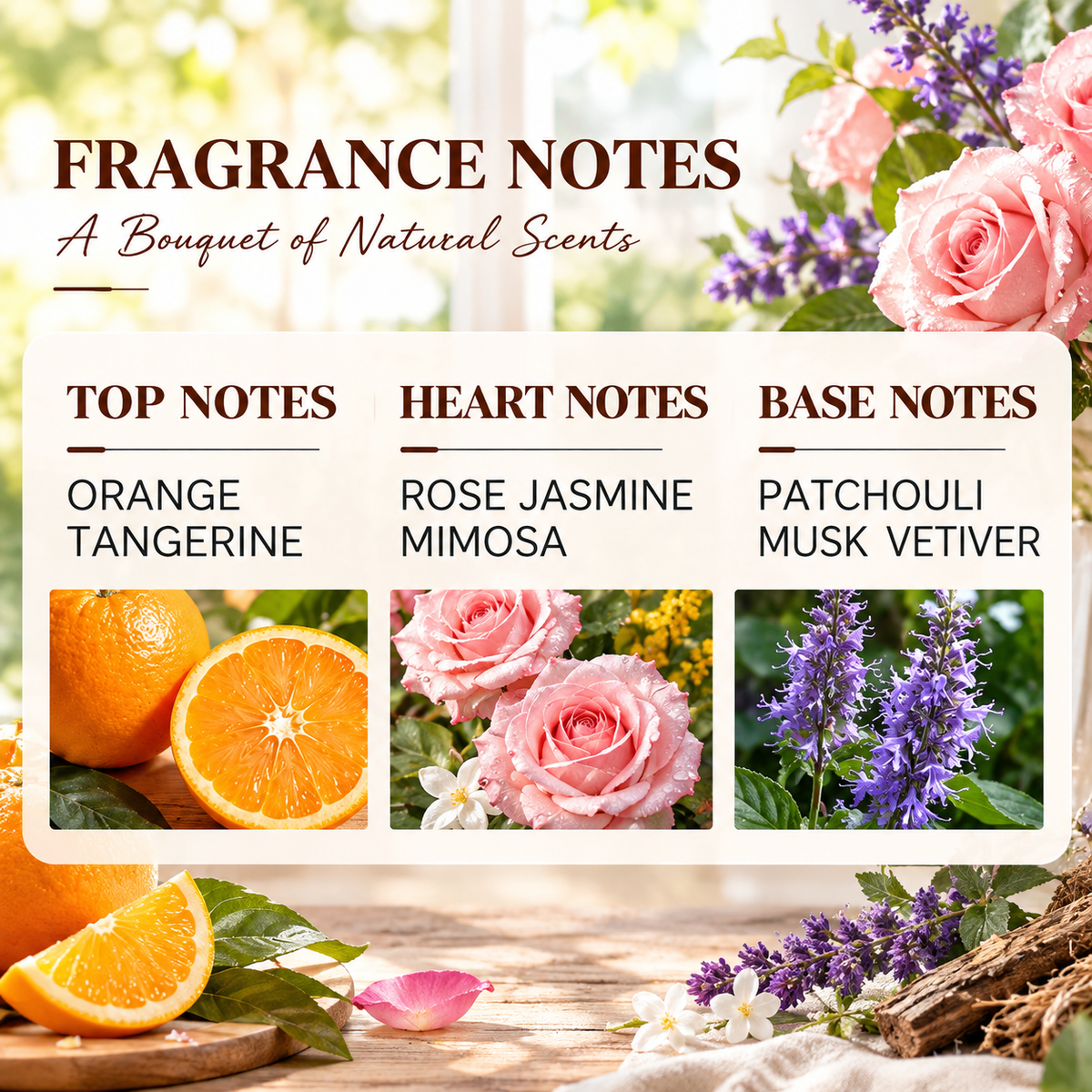 Long Lasting Luxury Floral Perfume, Romantic Women Fragrance for Daily Dating