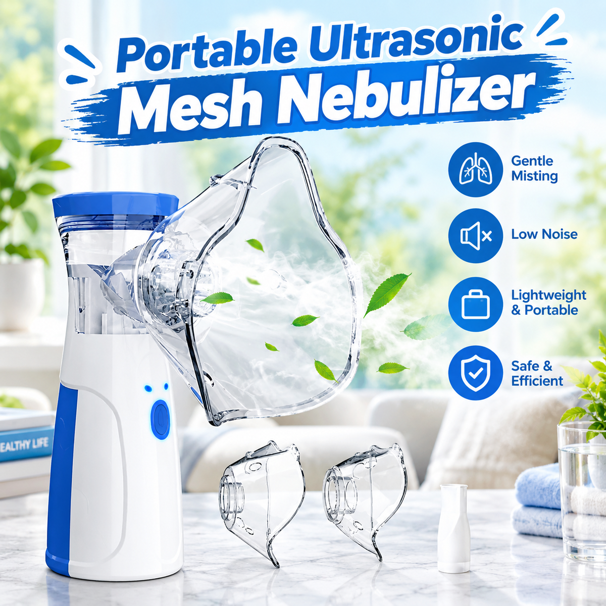 Portable Ultrasonic Mesh Nebulizer