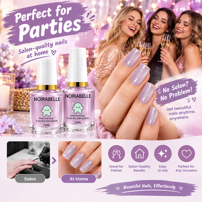 2PCS Lilac-Pink Mirror-Effect Nail Polish