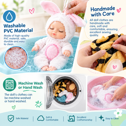 6-Piece Fairy Princess Group Doll Set