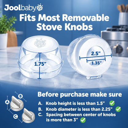 5PCS Transparent stove knob covers