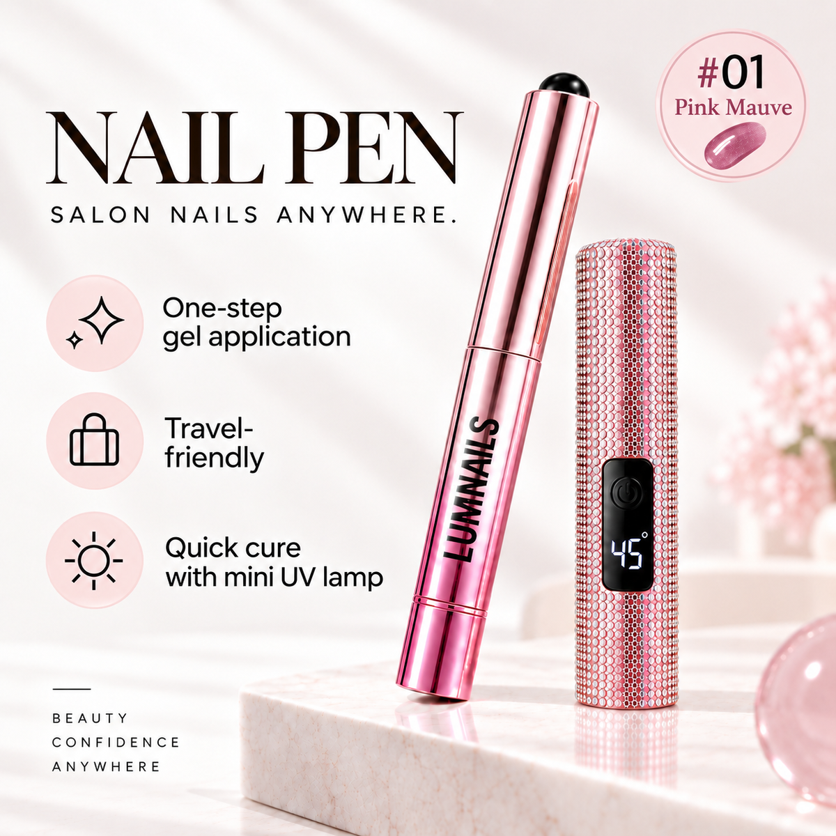 4PCS Portable Nail Pens Set