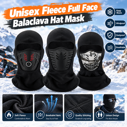 Unisex Fleece Full Face Balaclava Ski Mask