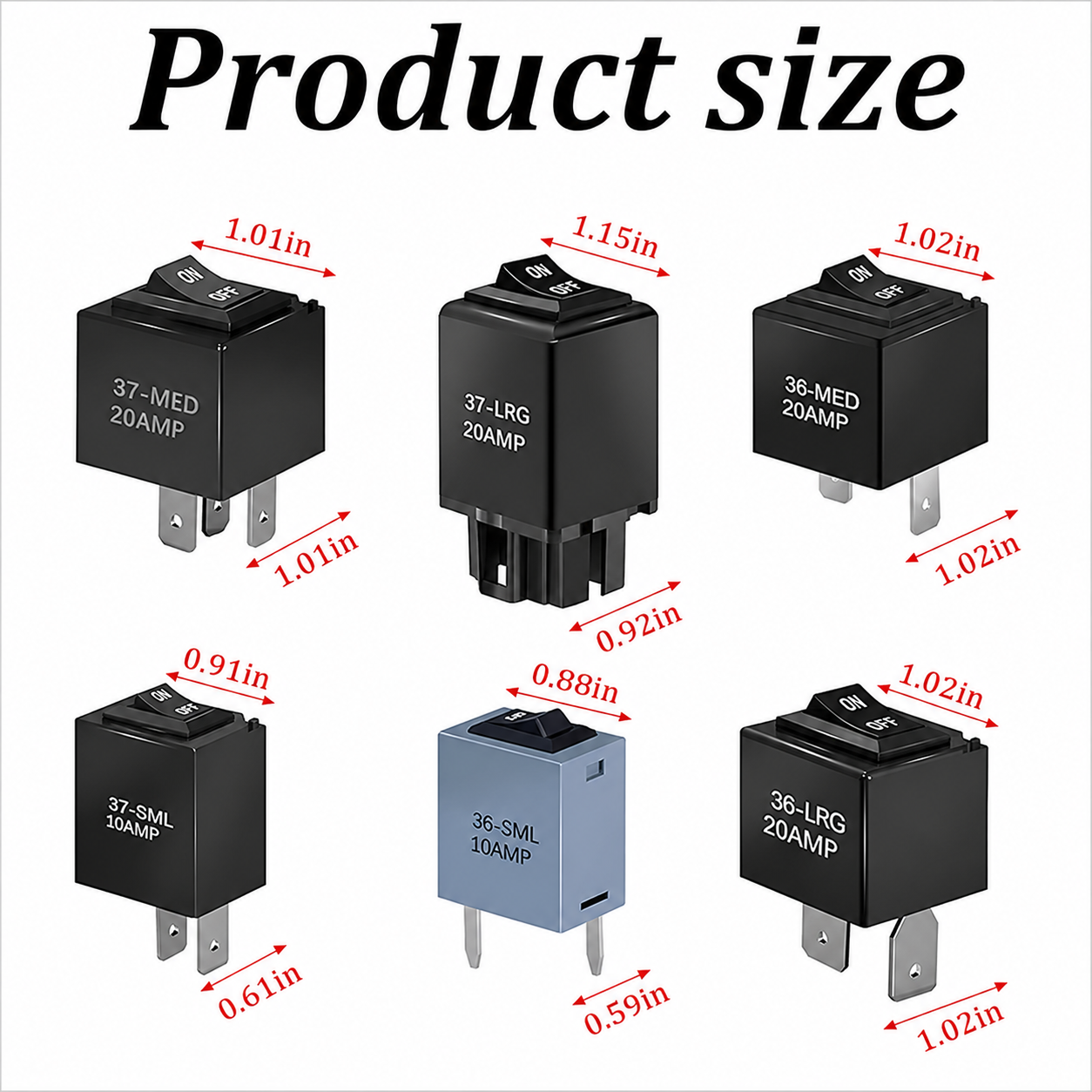 6PCS Relay Bypass Switch