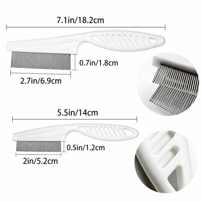 2 Pack Multifunctional Pet Comb