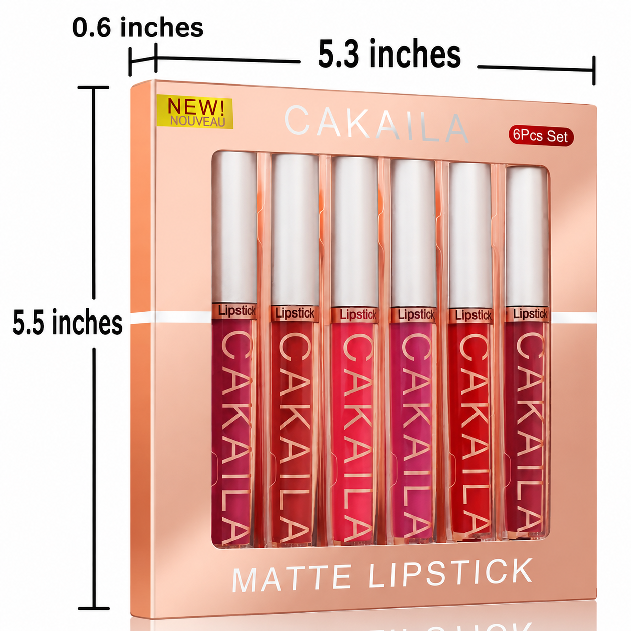 6-Piece Matte Lip Glaze Set