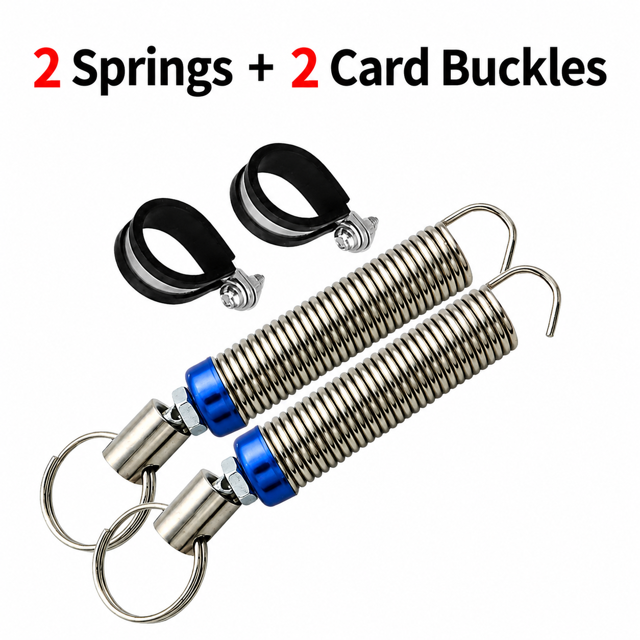 2 PCS Car Trunk Lid Metal Spring, Stainless Steel Automatic Lifting Spring Device