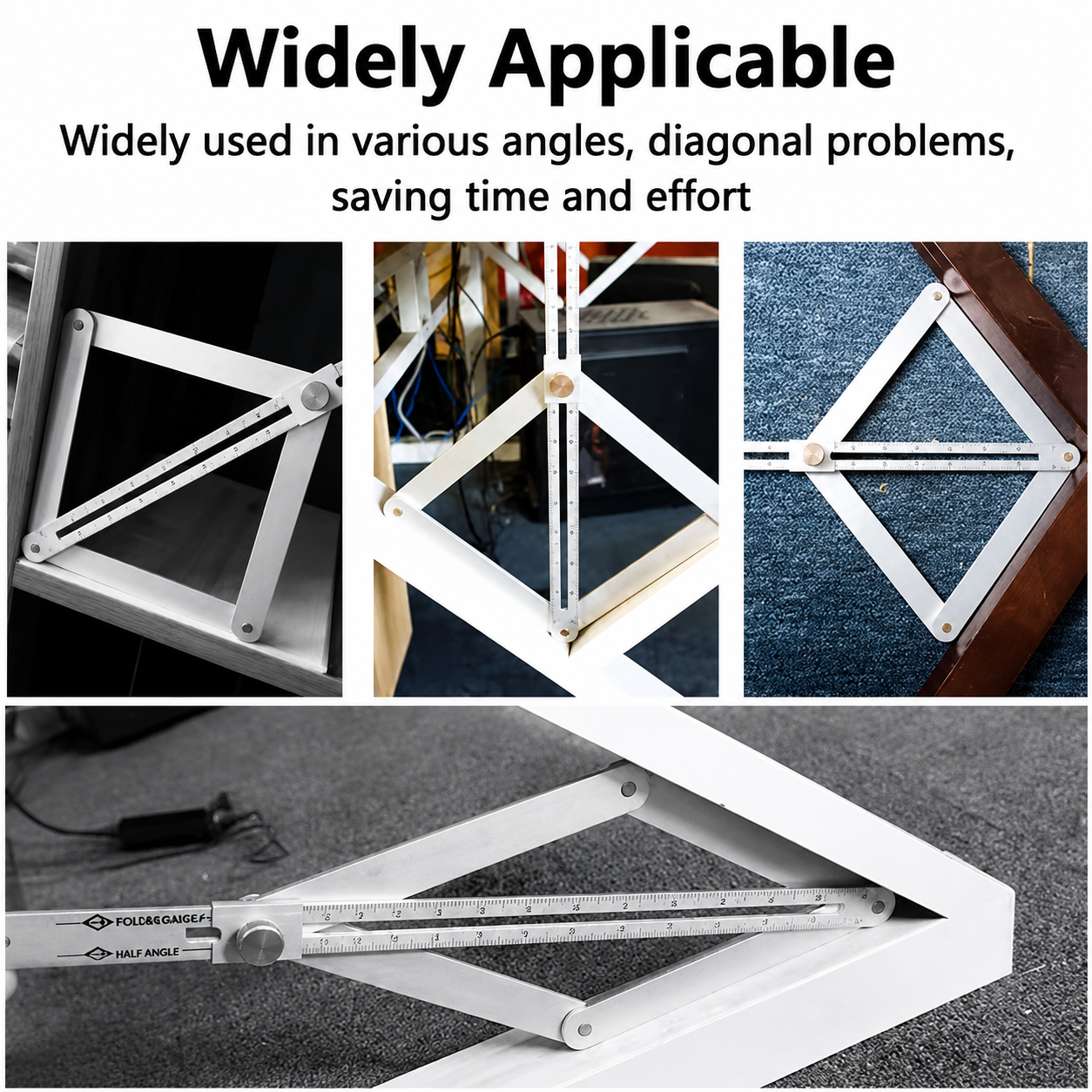 Multi-angle measuring tool, suitable for carpenters
