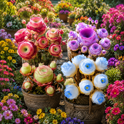 500 Seed-Mixed Colors Mountain Roses Seeds|Potted Flowers, Rar