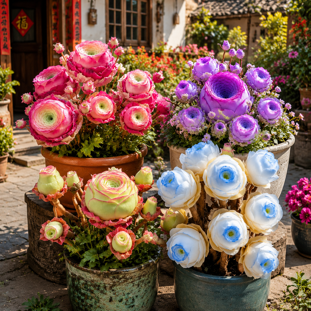 500 Seed-Mixed Colors Mountain Roses Seeds|Potted Flowers, Rar