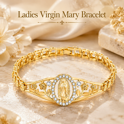 Virgin Mary Bracelets for Women-Hypoallergenic Non Tarnish Trendy Jewelry