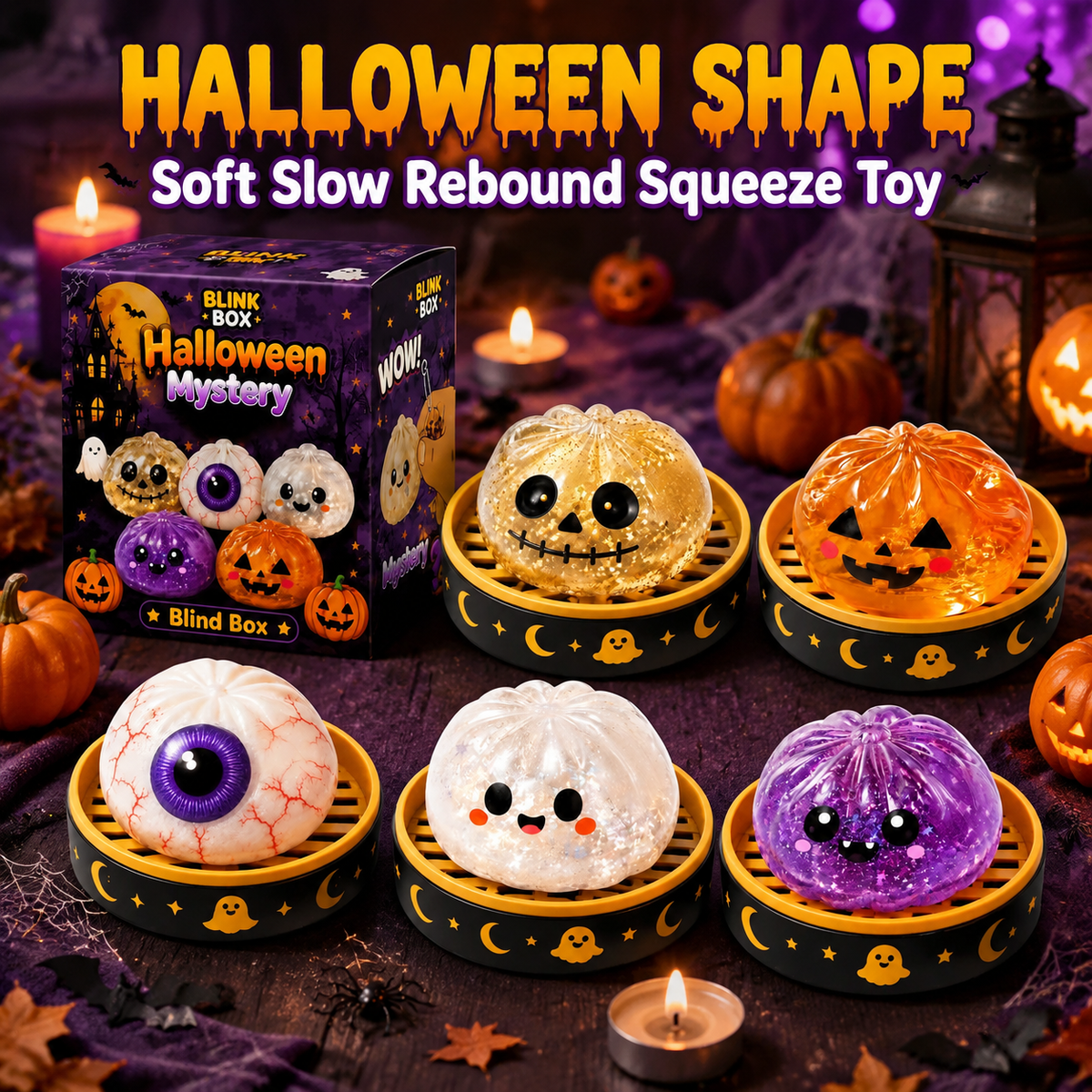 Fun Halloween Slow-Rising Soft Toy