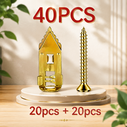 40PCS Self-Drilling Drywall Expansion Plug Anchors Kit