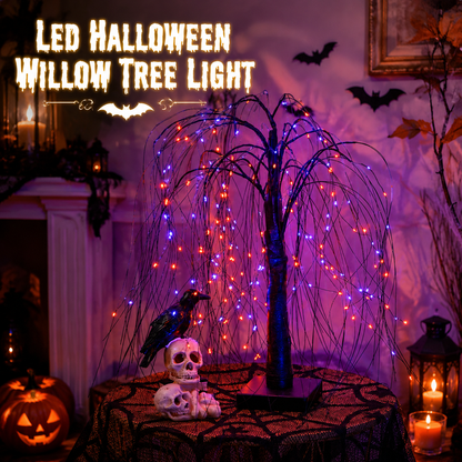 LED Halloween willow tree light
