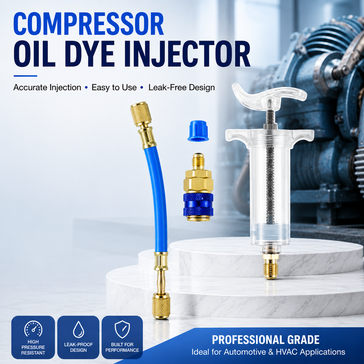 Compressor Oil/Dye Injector – Refrigerant Tool