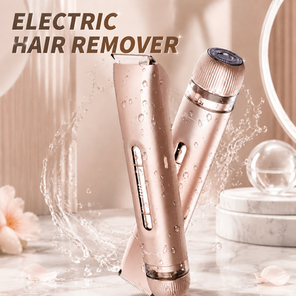 Electric Hair Removal Tool, 1 Box Rechargeable 2 in 1 Body & Facial Hair Removal Dual Head