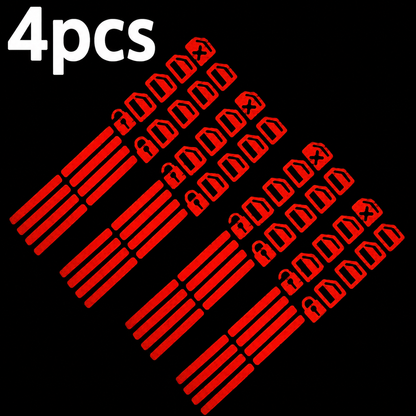 4PCS Car Control Switch Luminous Sticker